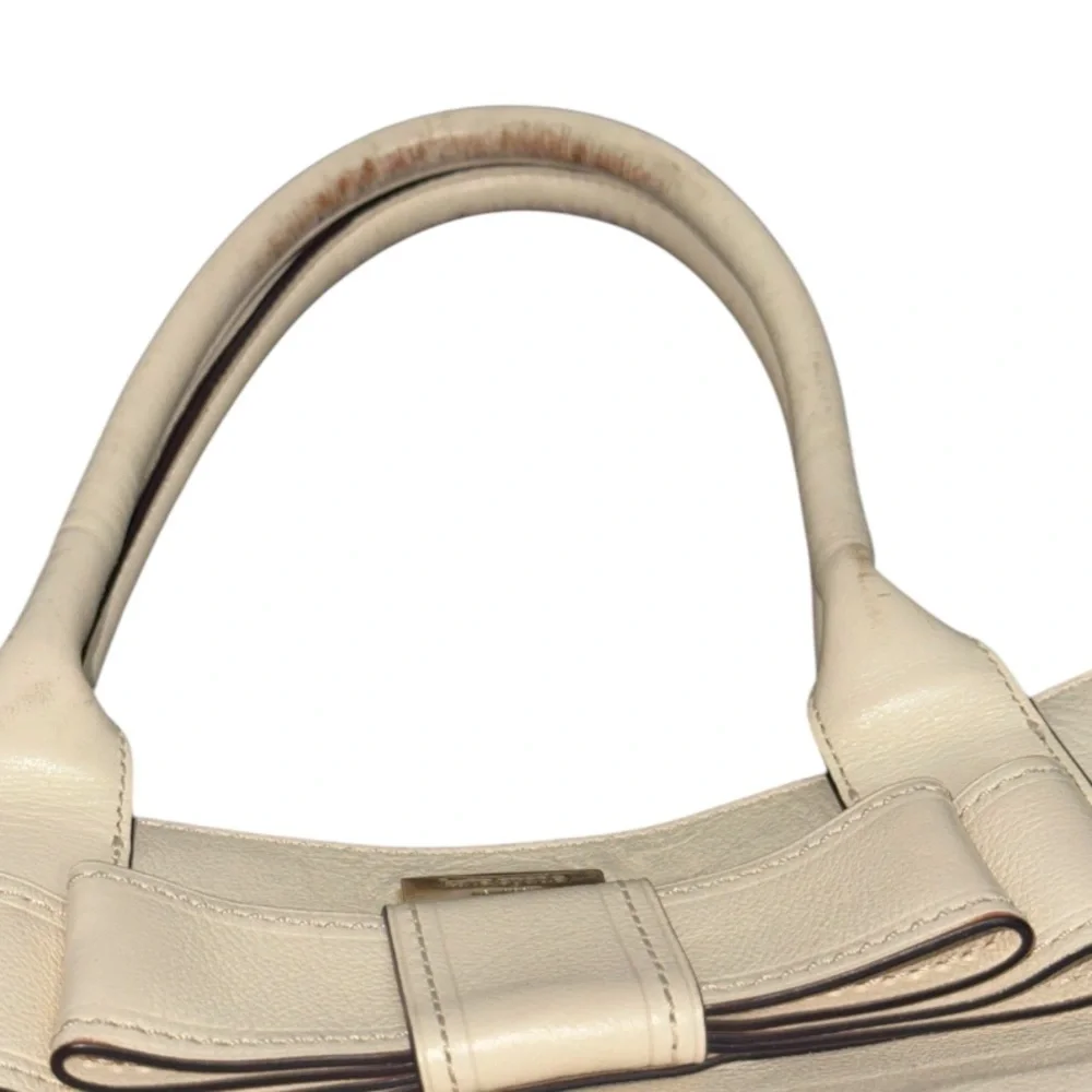 Authentic Kate Spade ♠️ signature designer leather bow handbag purse